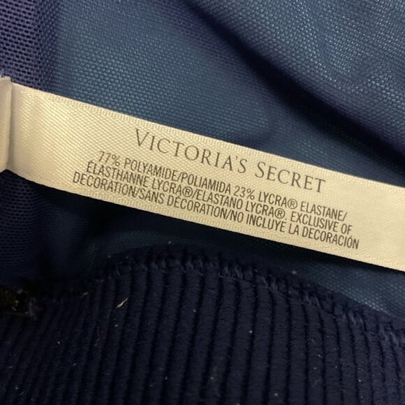 Victoria's Secret VSX Sport Zip-Front Sports Bras Set Of 2 Blue & Coral 36D - Picture 5 of 9